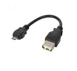 Slika izdelka: Adapter micro USB (m) => USB (ž) 10cm Logilink (AU0030) EOLS-P
