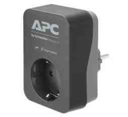 Slika izdelka: APC Essential SurgeArrest PME1WB-GR 1 Outlet črna prenapetostno zaščitna vtičnica