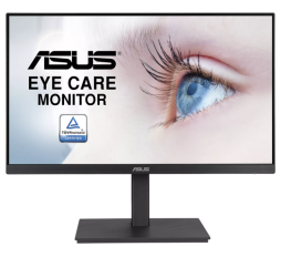 Slika izdelka: ASUS VA27EQSB Monitor za nego oči – 27'', Full HD, IPS, Brezokvirni, 75Hz, Prilagodljiv-sync, Nizka modra svetloba, Brez utripanja, Ergonomski dizajn, Prilagodljivo na steno