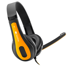 Slika izdelka: CANYON HSC-1, slušalke z mikrofonom za PC, črna