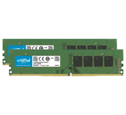 Slika izdelka: Crucial 32GB Kit (2 x 16GB) DDR4-3200 UDIMM PC4-25600 CL22, 1.2V