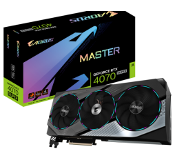 Slika izdelka: GIGABYTE GeForce RTX 4070 SUPER AORUS MASTER 12GB grafična kartica, GDDR6X 12GB/192bit, PCI-E 4.0, 1x HDMI, 3x DP, 1x 12VHPWR, Retail