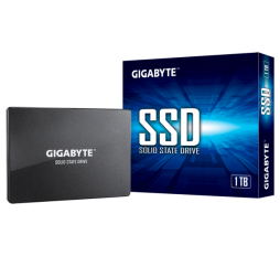 Slika izdelka: GIGABYTE SSD 1TB, 2.5”, SATA III, 3D NAND TLC, 550MBs/500MBs, Retail
