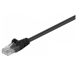 Slika izdelka: GOOBAY U/UTP CAT 5e patch 5m črn mrežni povezovalni kabel
