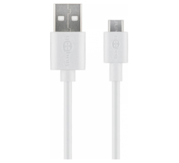 Slika izdelka: GOOBAY USB (Type A) / microUSB (Type B) 0,5m bel polnilni kabel