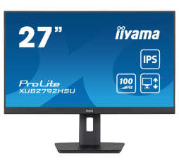 Slika izdelka: IIYAMA Monitor LED XUB2792HSU-B6 27" IPS Slim-line 1920 x 1080 @100Hz 250 cd/m² 1300:1 0.4ms HDMI DP 4x USB 3.2 HDCP height, swivel, tilt, pivot 
