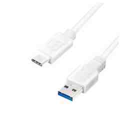 Slika izdelka: Kabel USB-C => USB A 3.2 Gen1x1 A 3,00m Logilink - bel (CU0177) EOLS-P