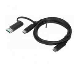 Slika izdelka: Kabel USB-C => USB-C 2.0 1,0m Lenovo 20V - 5A (4X90U90618)