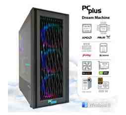 Slika izdelka: PCPLUS Dream Machine Ryzen 7 7700X 32GB 2TB NVMe SSD GeForce RTX 4070Ti 12GB Windows 11 Home gaming namizni računalnik 
