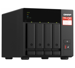 Slika izdelka: QNAP NAS strežnik za 4 diske, 8GB ram, 2x 2.5Gb mrežo