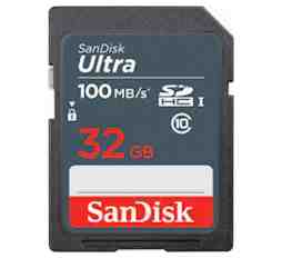 Slika izdelka: SDHC SanDisk 32GB Ultra, 100 MB/s
