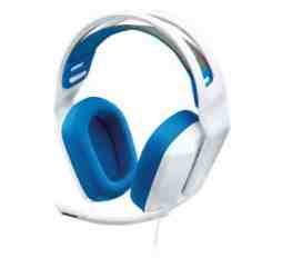 Slika izdelka: Slušalke Logitech G335 gaming žične naglavne 2x 3,5mm stereo z mikrofonom tudi za Xbox® PlayStation® Nintendo Switch™ - bele (981-001018)