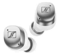 Slika izdelka: Slušalke Sennheiser MOMENTUM True Wireless 4, In-Ear, ANC, bele/srebrne