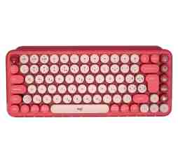Slika izdelka: Tipkovnica Logitech POP Keys z EMOJI, mehanska, roza, SLO g.