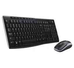 Slika izdelka: Tipkovnica in miš Logitech brezžična MK270 desktop SLO črna (920-004532)