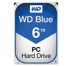 Slika izdelka: Trdi disk 6TB SATA3 WD60EZAZ 6Gb/s 256MB Blue - primerno za PC-je, bulk pakiranje