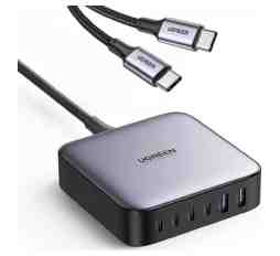 Slika izdelka: Ugreen 2x USB-A in 4x USB-C 200W GaN II hitri polnilec - box