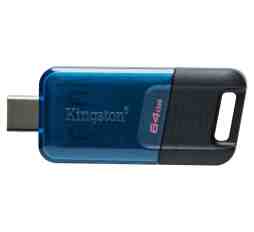Slika izdelka: USB C DISK Kingston 64GB DT80M, 3.2 Gen1, 200MB/s, drsni priključek