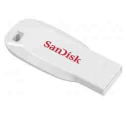 Slika izdelka: USB DISK SANDISK 16GB CRUZER BLADE BELA, 2.0, bel , brez pokrovčka