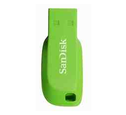 Slika izdelka: USB DISK SANDISK 16GB CRUZER BLADE ZELENA, 2.0, zelen, brez pokrovčka