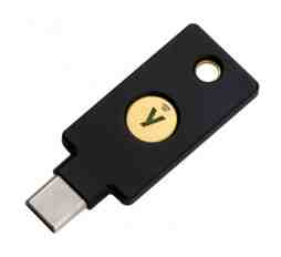 Slika izdelka: Varnostni ključ Yubico YubiKey 5C NFC, USB-C, črn 