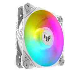 Slika izdelka: Ventilator za ohišje ASUS TUF Gaming TF120 RGB, PWM, 120mm, bel