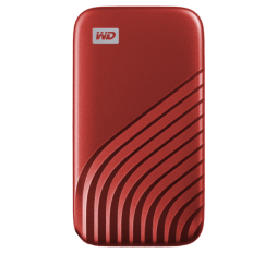 Slika izdelka: WD My Passport SSD 500GB, USB-C 3.2 rdeč