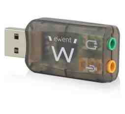 Slika izdelka: Zvočna kartica USB Virtual 5.1 3D, Ewent